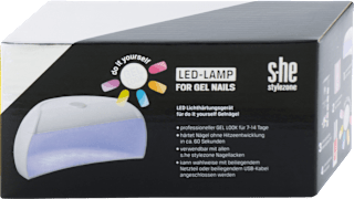 LED lampa na gélové nechty s-he colour&style