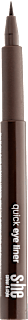 Tekoče črtalo za oči Quick Eyeliner Brown 158/005 s-he colour&style