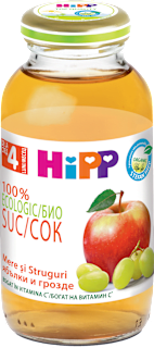 Био сок от ябълки и грозде HiPP