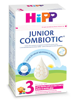 Lapte praf formulă de creștere Junior Combiotic 3, 1+ HiPP