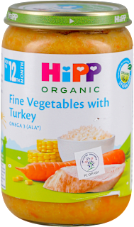 ORGANIC kašica - povrće sa ćuretinom , od 12. meseca HiPP