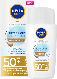 Ultralahek fluid za obraz UV Face Specialist, ZF 50+, medium NIVEA SUN