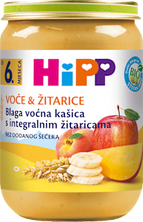EKO kašica za bebe – blaga voćna kašica, 6+mj. HiPP