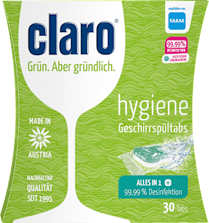 Geschirrspül-Tabs hygiene claro