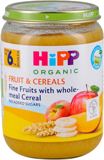 ORGANIC blaga voćna kašica - voće i žitarice, od 6. meseca HiPP