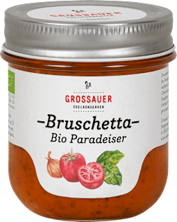 Brotaufstrich Bio Bruschetta Paradeiser GROSSAUER