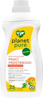 Prací prostriedok na farebnú bielizeň Pomarančový kvet planet pure