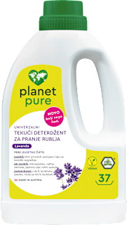 Univerzalni tekući deterdžent za pranje rublja Lavanda, 37 pranja planet pure