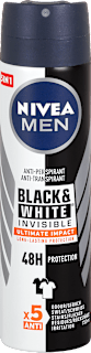Black & White Invisible - dezodorans u spreju NIVEA MEN