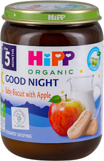 ORGANIC mlečna kašica za laku noć -dečiji keks sa jabukom, od 5. meseca HiPP