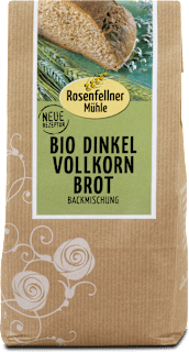 Backmischung Bio Dinkelvollkornbrot Rosenfellner Mühle