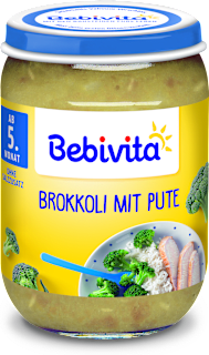 Kašica s brokulom, rižom i puretinom, 5+ mj. Bebivita