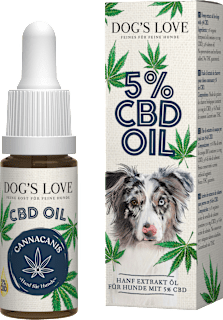 Pflegeöl für Hunde CBD Öl 5% DOG´S LOVE