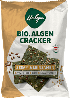 Cracker Algen Bio Sesam & Leinsamen Helga