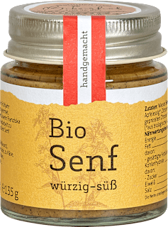 Senf Bio würzig-süß Biberhof