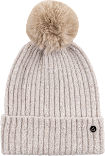 Haube flauschig sand PURSET