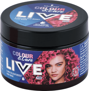 Farbiaca maska na vlasy Colour & Care Pink Schwarzkopf LIVE