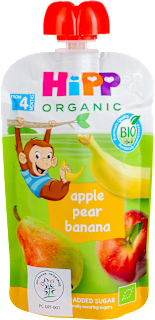 BIO Voćna zabava - jabuka, kruška i banana, 4+ meseci  HiPP