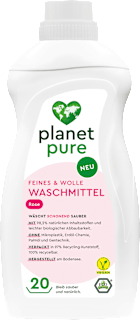 Fein- & Wollwaschmittel Flüssig Rose planet pure