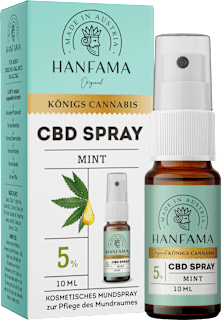 Mundspray CBD Kosmetisch 5 % Mint Hanfama