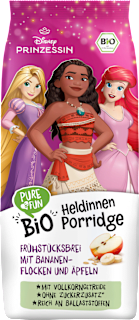 Eko zobena kaša s bananom i jabukom – Disney princeze-junakinje PURE & FUN