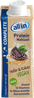 Trinkmahlzeit Protein Complete Hafer & Kakao all in
