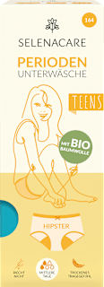 Periodenunterwäsche Teens Hipster blau, Gr. 164 SELENACARE