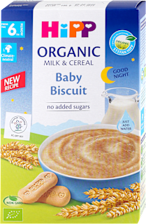 ORGANIC Instant mlečna kašica za laku noć - dečiji keks, od 6. meseca HiPP