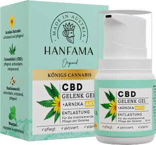 Königs Cannabis CBD Gelenk Gel Aktiv Hanfama