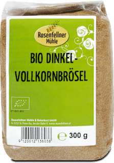 Paniermehl Bio Dinkel-Vollkornbrösel Rosenfellner Mühle