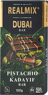 Mliečna čokoláda Dubai Pistachio Kadayif REALMIX
