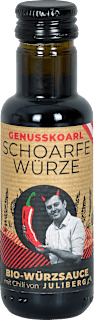Schoarfe Würze Bio-Würzsauce mit Chili GENUSSKOARL