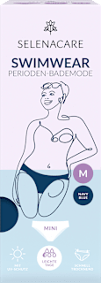 Periodenunterwäsche Swimwear Bikinihose Blue Gr. M SELENACARE