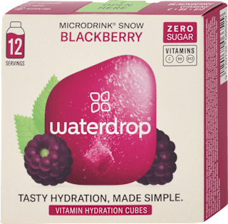 Šumivé kocky Microdrink Snow Blackberry waterdrop