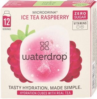 Šumivé kocky Microdrink ľadový čaj a malina waterdrop