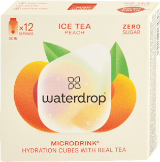 Šumivé kocky Microdrink Ice Tea broskyňa waterdrop