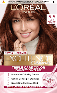 Vopsea de păr permanentă cu amoniac 5.5 L'ORÉAL PARiS EXCELLENCE Creme