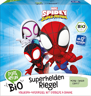 Frucht-Getreide-Riegel Vollkorn-Hafer mit Erdbeere & Banane ab 12 Monaten (6x23 g) PURE & FUN