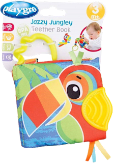 Jazzy Jungle mekana knjiga za djecu Playgro