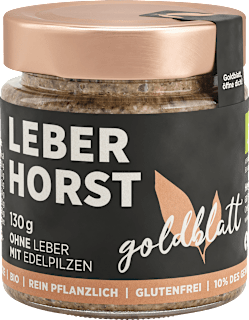 Brotaufstrich Leberhorst goldblatt