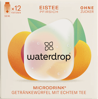 Getränkewürfel Eistee Pfirsich waterdrop