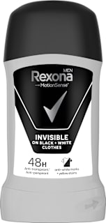 Део стик Invisible Black&White Rexona men