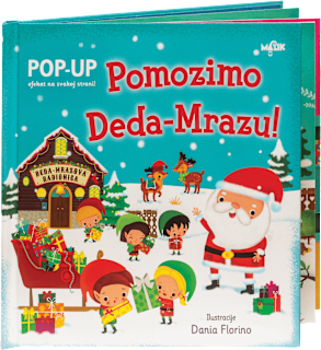 Pomozimo Deda-Mrazu Pop-Up knjiga  MALIK