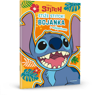 Stiže Stitch Bojanka s naljepnicama EGMONT
