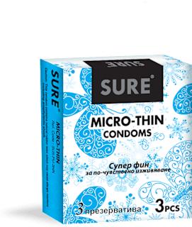 Презервативи Micro Thin SURE