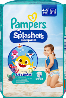 Schwimmwindeln Gr. 4-5 (9-15 kg) Pampers Splashers