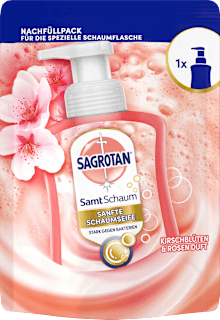 Schaumhandseife Kirschblüte & Rose Nachfüllpack Sagrotan