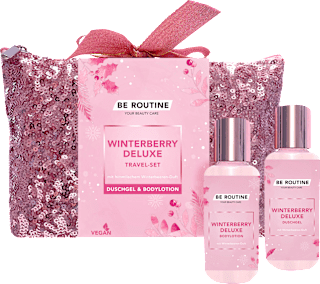 Geschenkset Winterberry Deluxe Travel-Set  BE ROUTINE