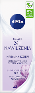Krem kojący na dzień SPF 15 24h nawilżenia  NIVEA