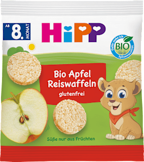 Babysnack Apfel Reiswaffeln, ab dem 8. Monat HiPP